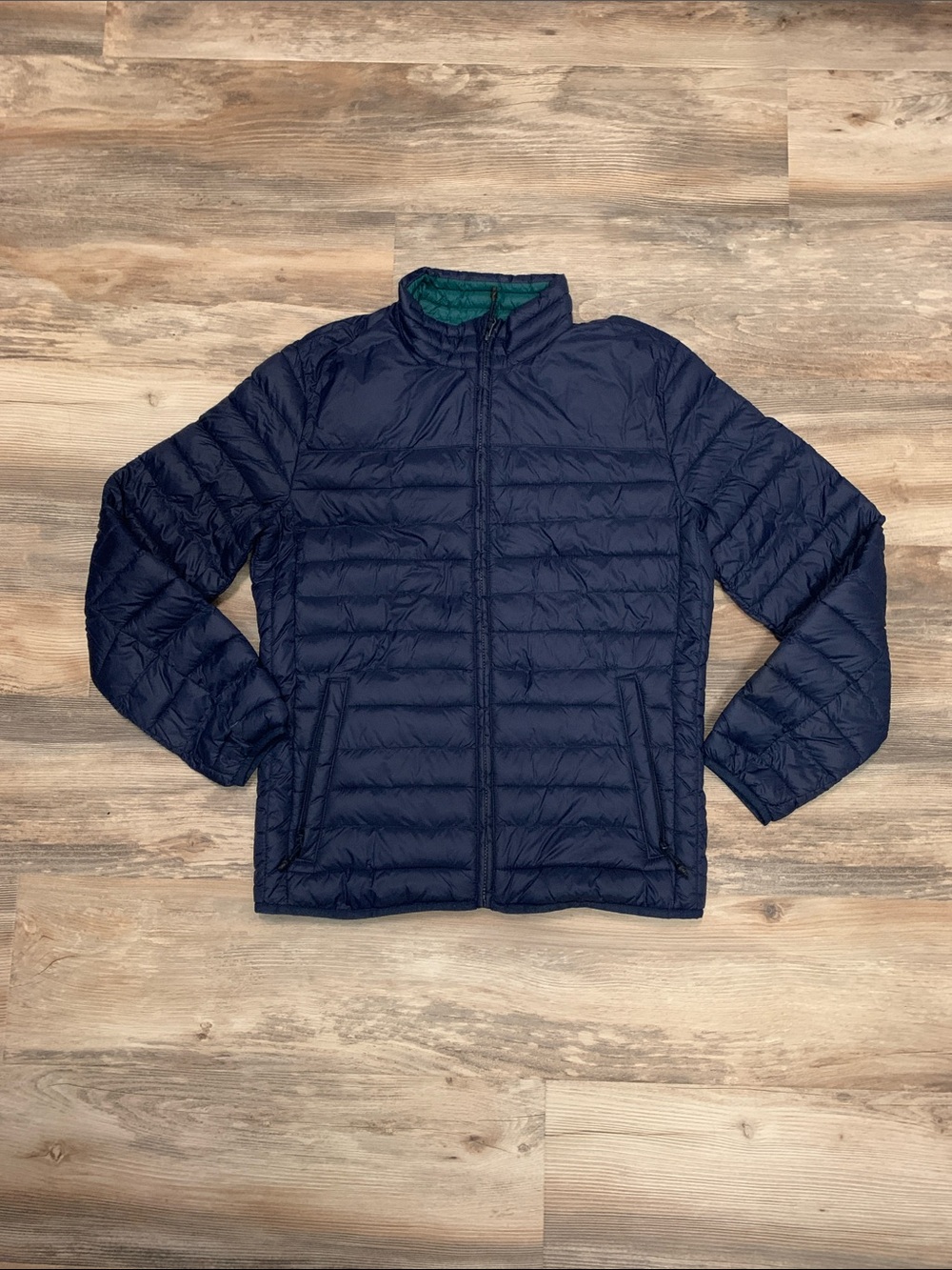 GAP Men's Navy Quilted Puffer Jacket